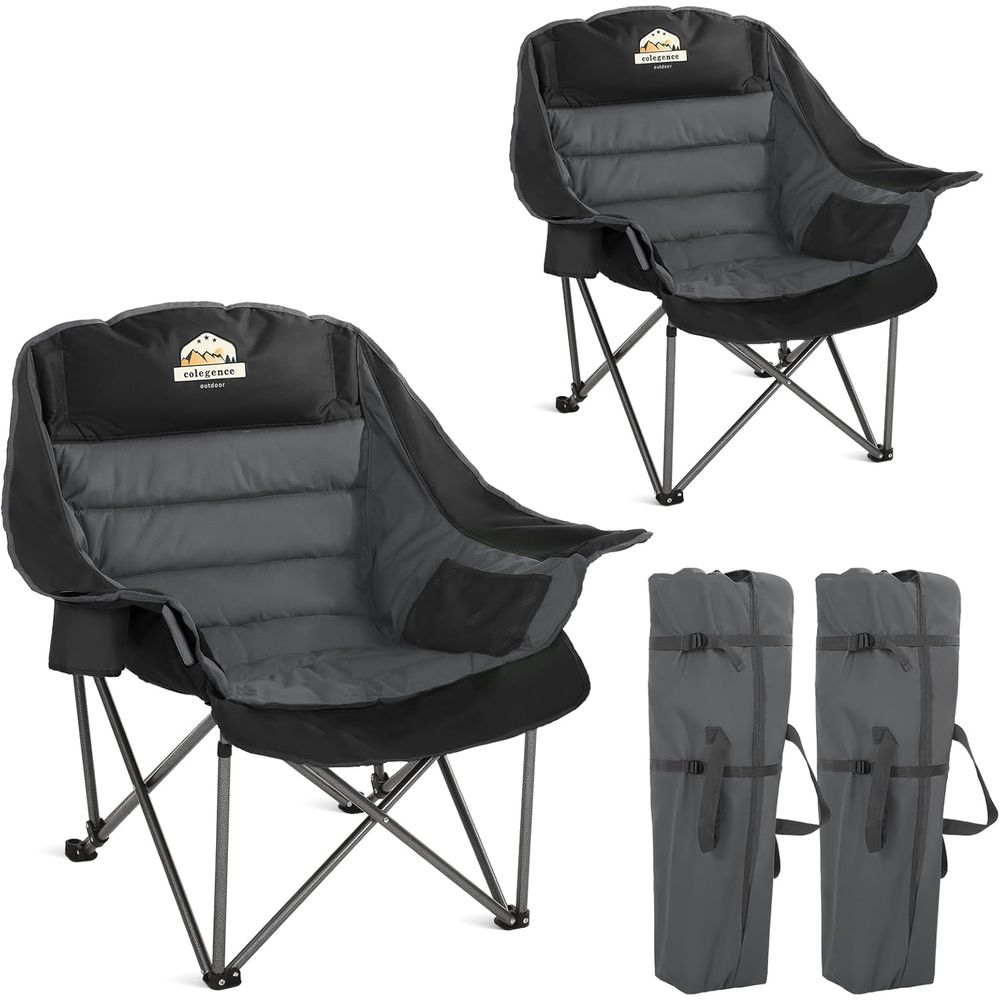 Outdoor Furniture Xl - Oversized Camping Chairs Set o 2,