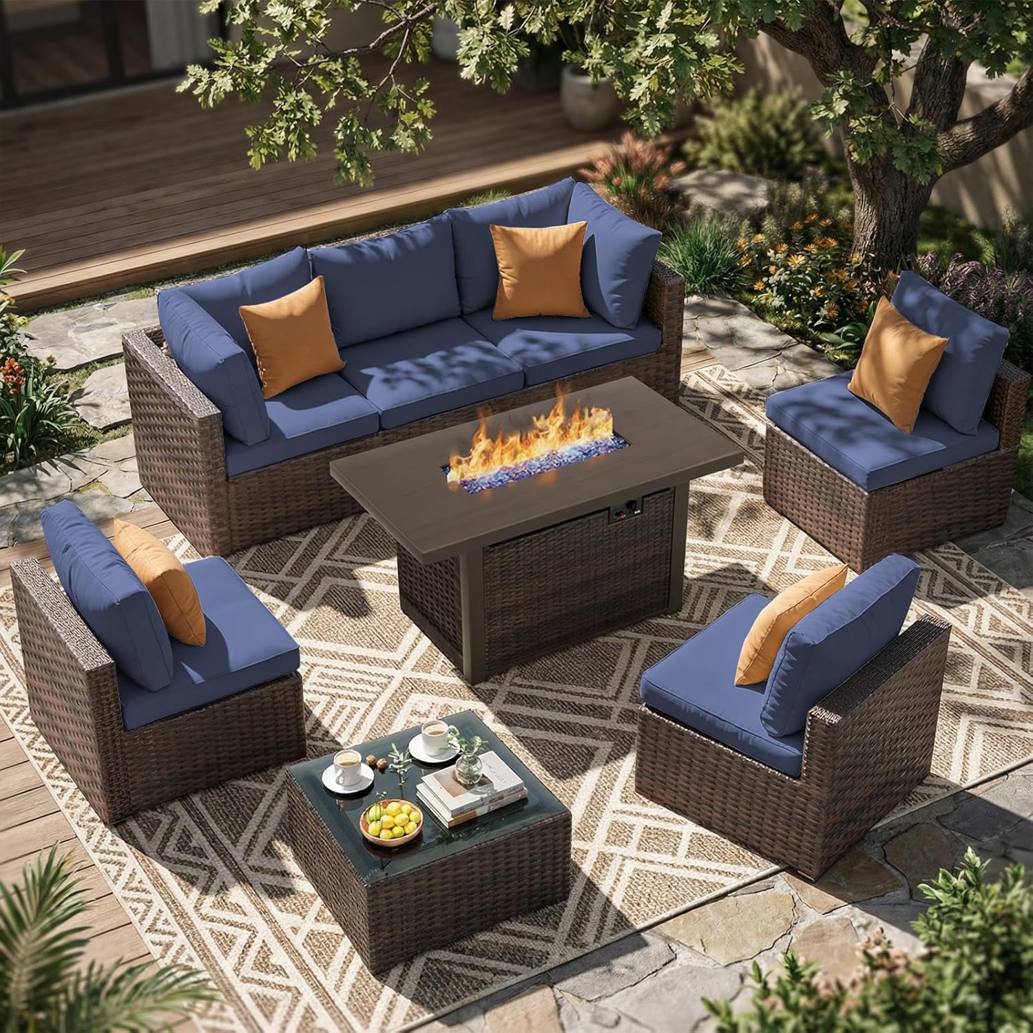 Outdoor Furniture Rh - 8 Pieces Patio Furniture Sets Outdoor