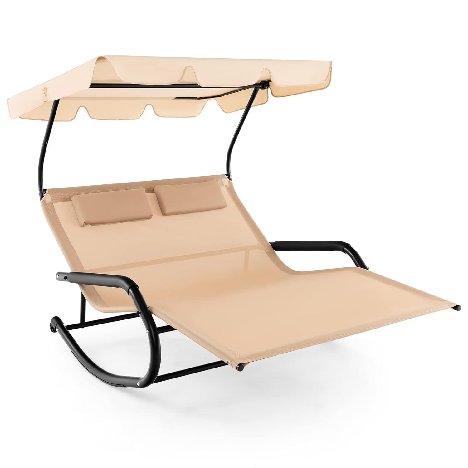 Outdoor Furniture Xl - ty-2 Person Adjustable Canopy Lounge Chair