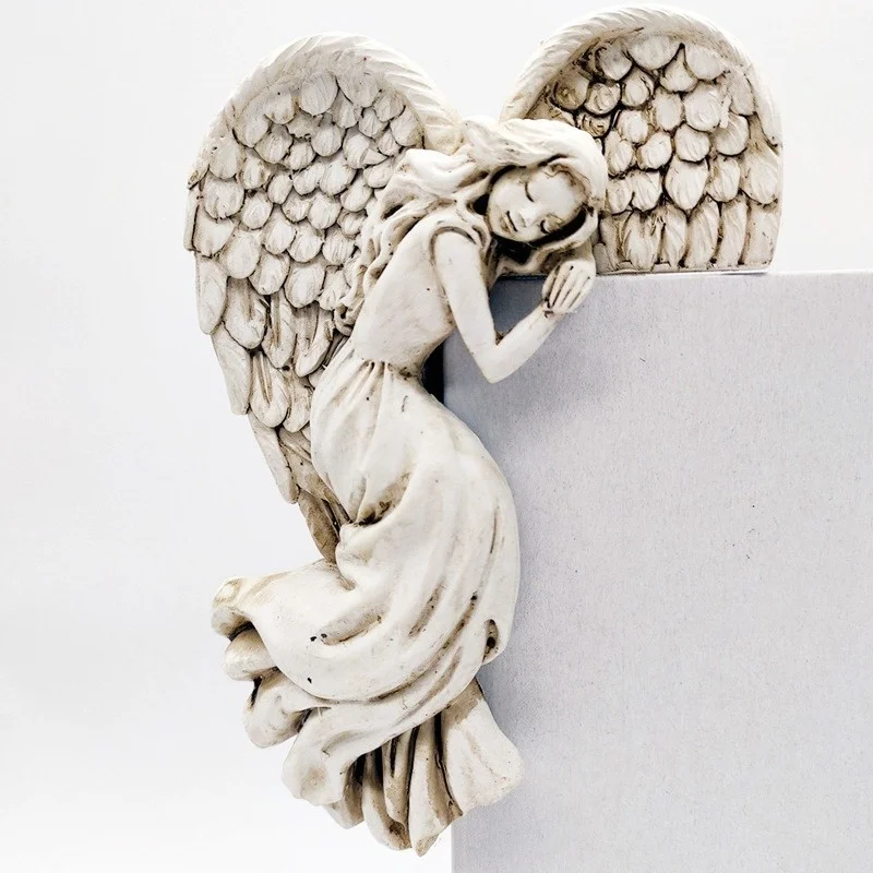 Outdoor Furniture Resin - Angel Wings Home Gift Resin Craft