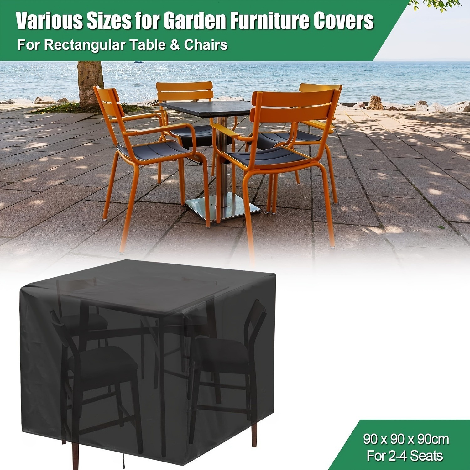 Outdoor Furniture Arhaus - Heavy-Duty 210D Outdoor Garden Furniture Cover