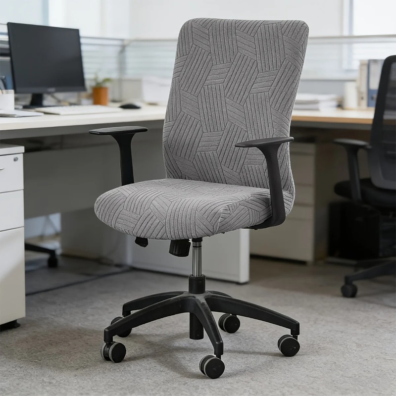 Outdoor Furniture Xl - 1PC Jacquard Office Chair Cover Elastic