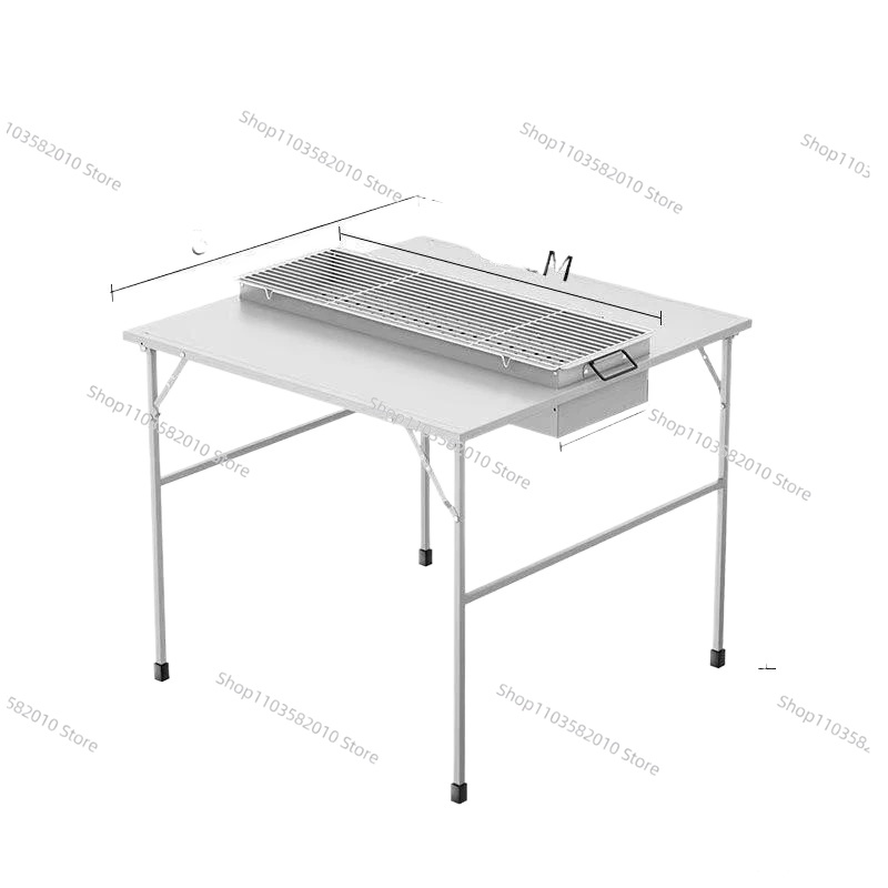 Outdoor Furniture Diy - Thickened Outdoor Folding Table Portable Picnic