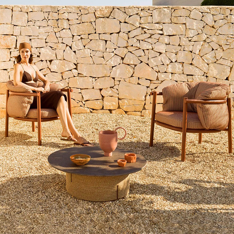 Outdoor Furniture Xl - XL Outdoor Sofa Rattan Woven Courtyard