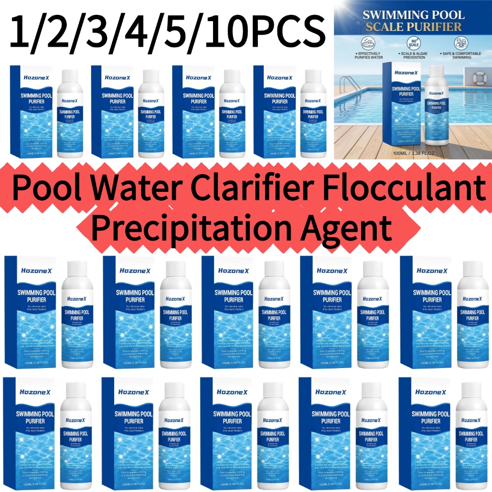 Inflatable Hot Tub - 1/2/3/4/5/10PCS Pool Water Clarifier Flocculant Precipitation