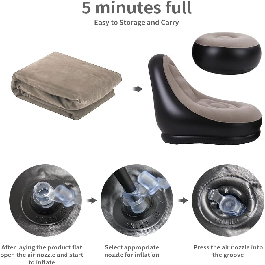 2Pcs Lazy Sofa Inflatable Chai - Outdoor Furniture Arhaus review and price