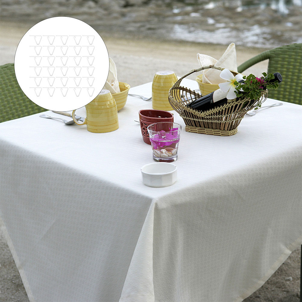 30Pcs Clear Tablecloth Clips P - Outdoor Furniture European review and price