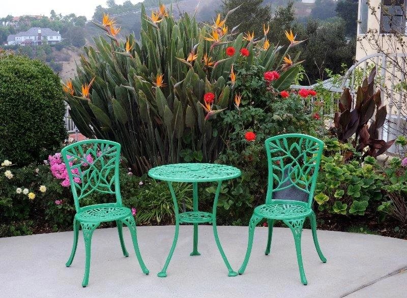 Durable Cast Aluminum 3-Piece  - Bistro Table Set review and price