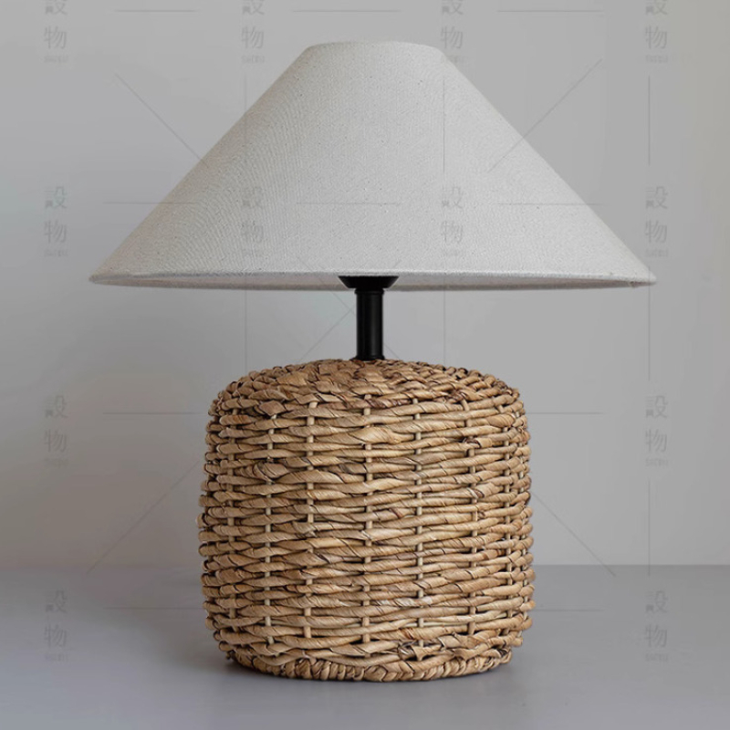 Handmade Woven E27 Table Lamp  - Outdoor Furniture Rh review and price
