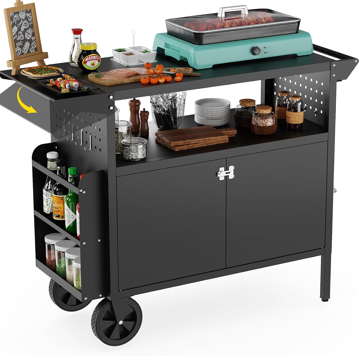 Outdoor Grill Cart Table With  - Outdoor Furniture European review and price