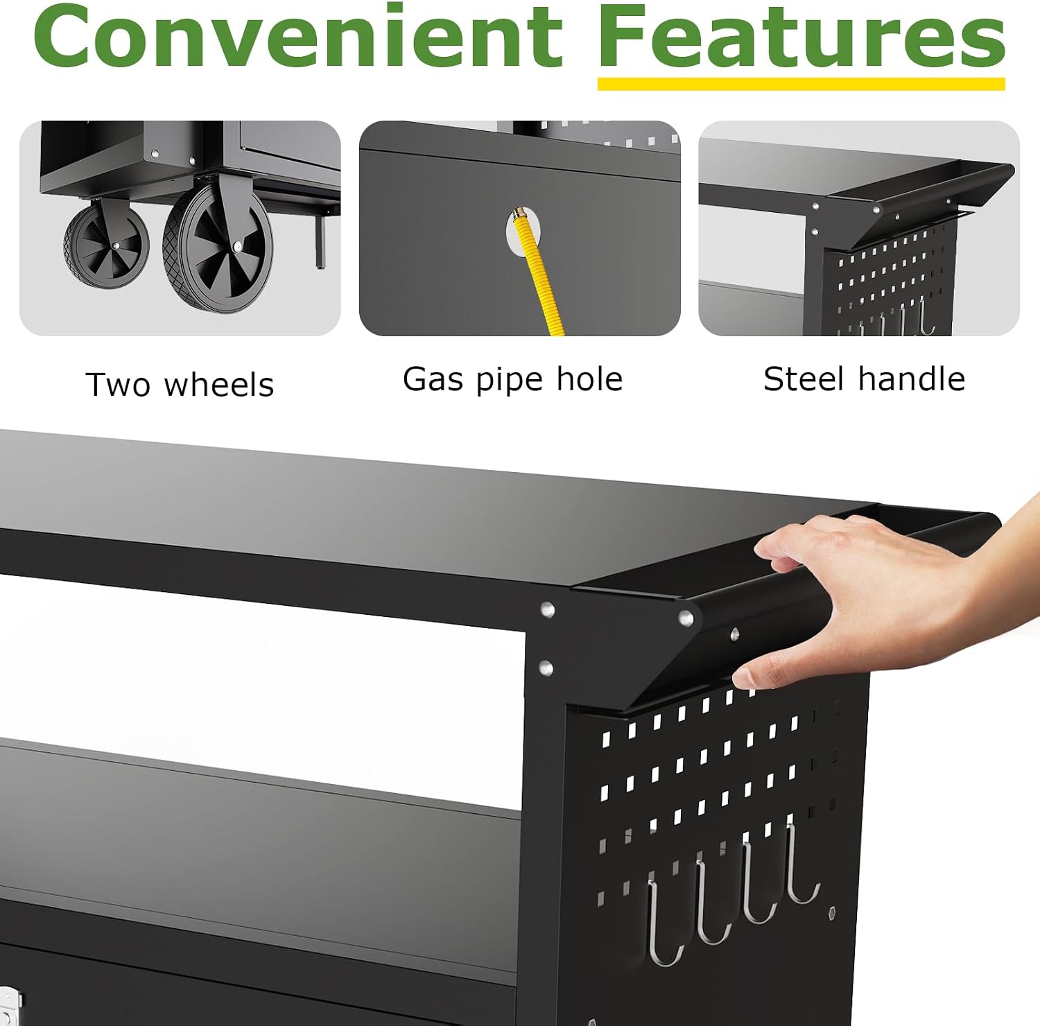 Outdoor Grill Cart Table With  - Outdoor Furniture European review and price