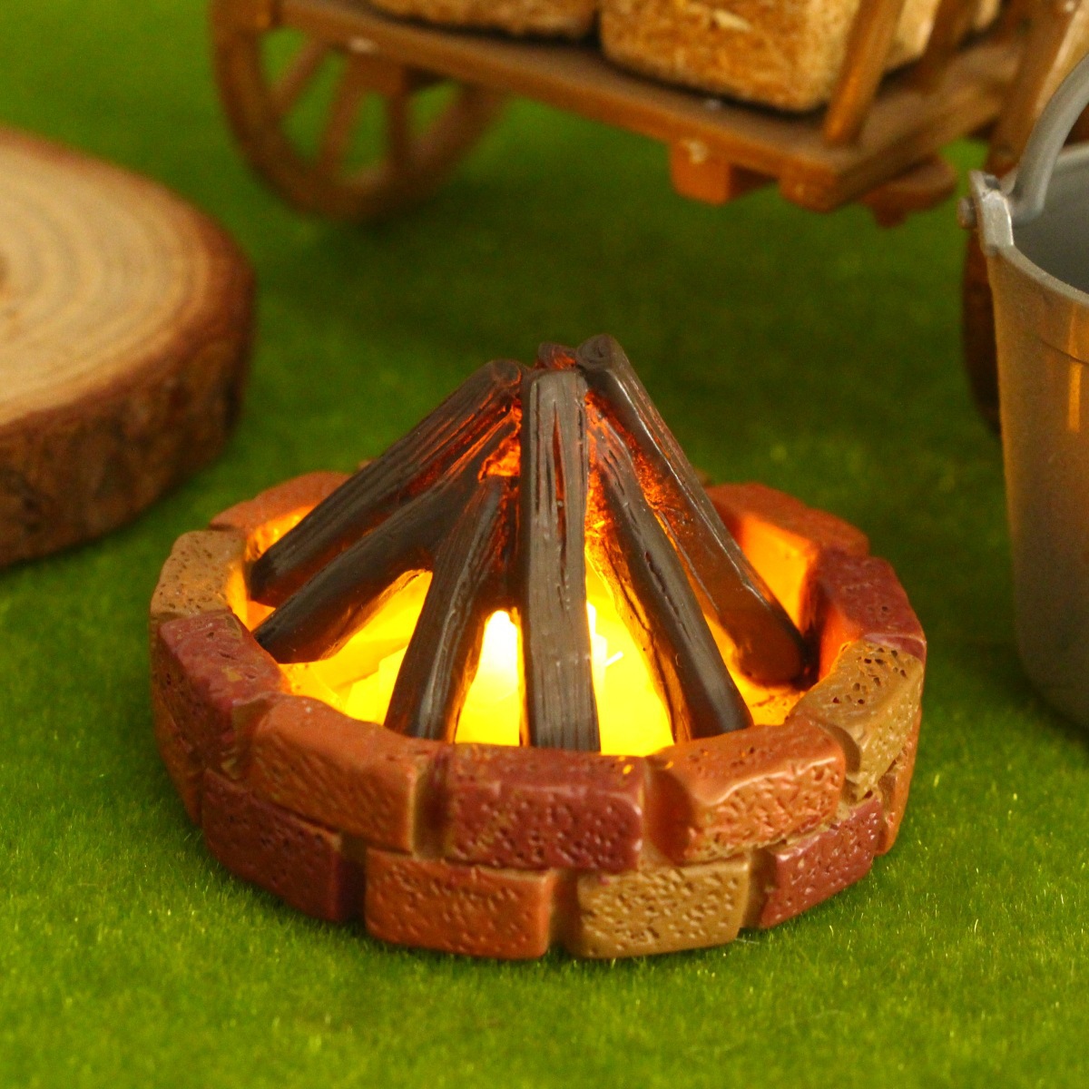 Dollhouse Mini Illuminated Nat - Outdoor Furniture Resin review and price
