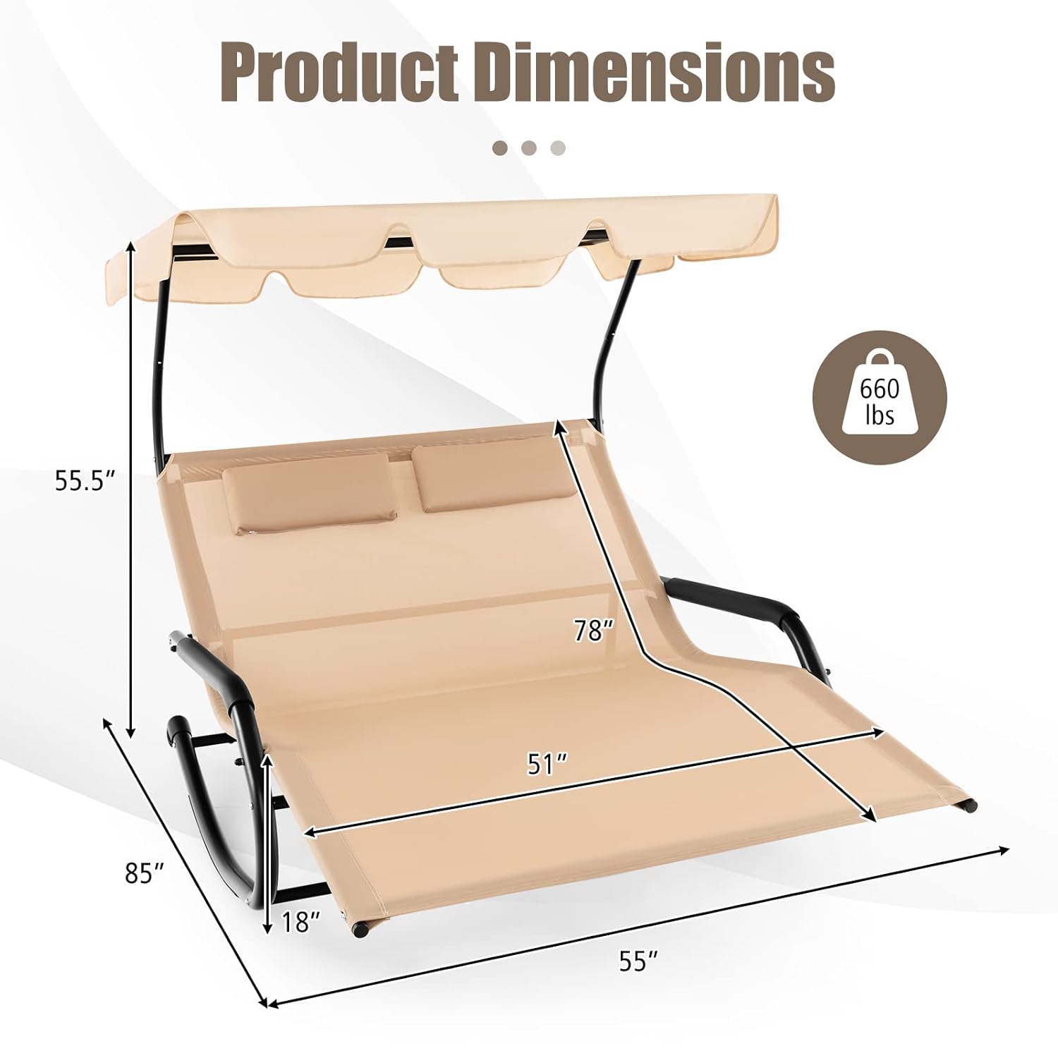 ty-2 Person Adjustable Canopy  - Outdoor Furniture Xl review and price