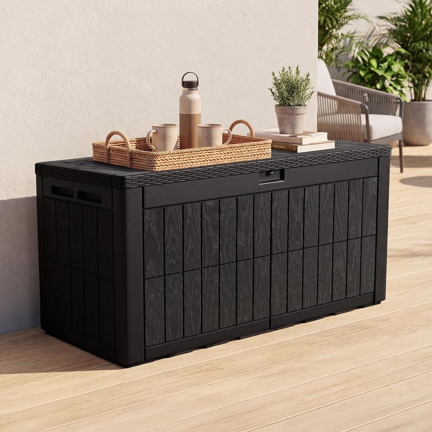 120 Gallon Large Outdoor Stora - Outdoor Furniture Resin review and price