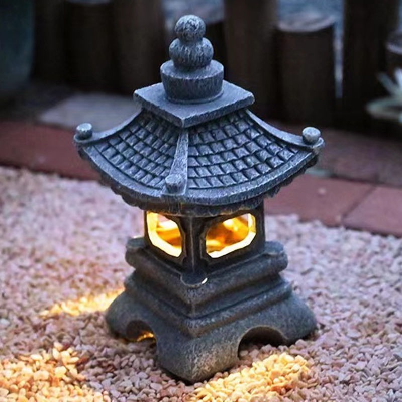 Chinese Vintage Solar Outdoor  - Outdoor Furniture Resin review and price