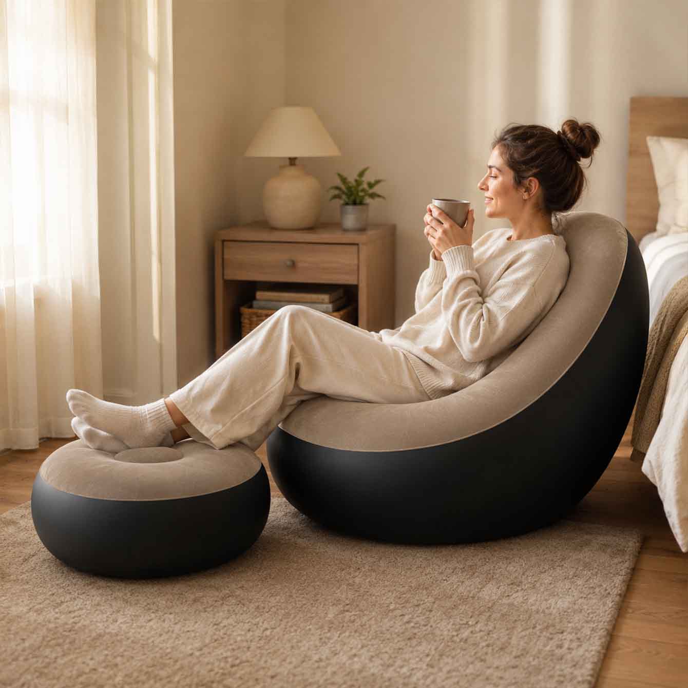 Inflatable Chair for Adults,Po - Outdoor Furniture Arhaus review and price