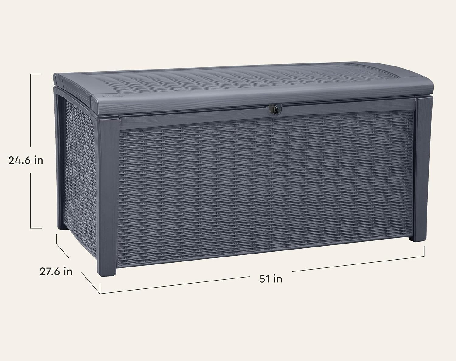 110 Gallon Outdoor Storage Dec - Outdoor Furniture Resin review and price