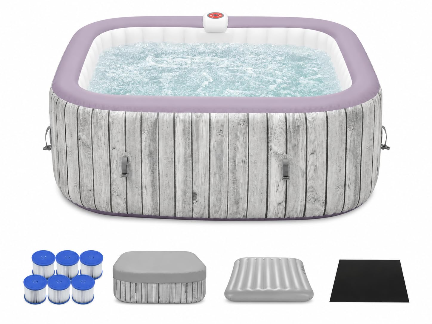 Inflatable Hot Tub for 4-6 Peo - Inflatable Hot Tub review and price