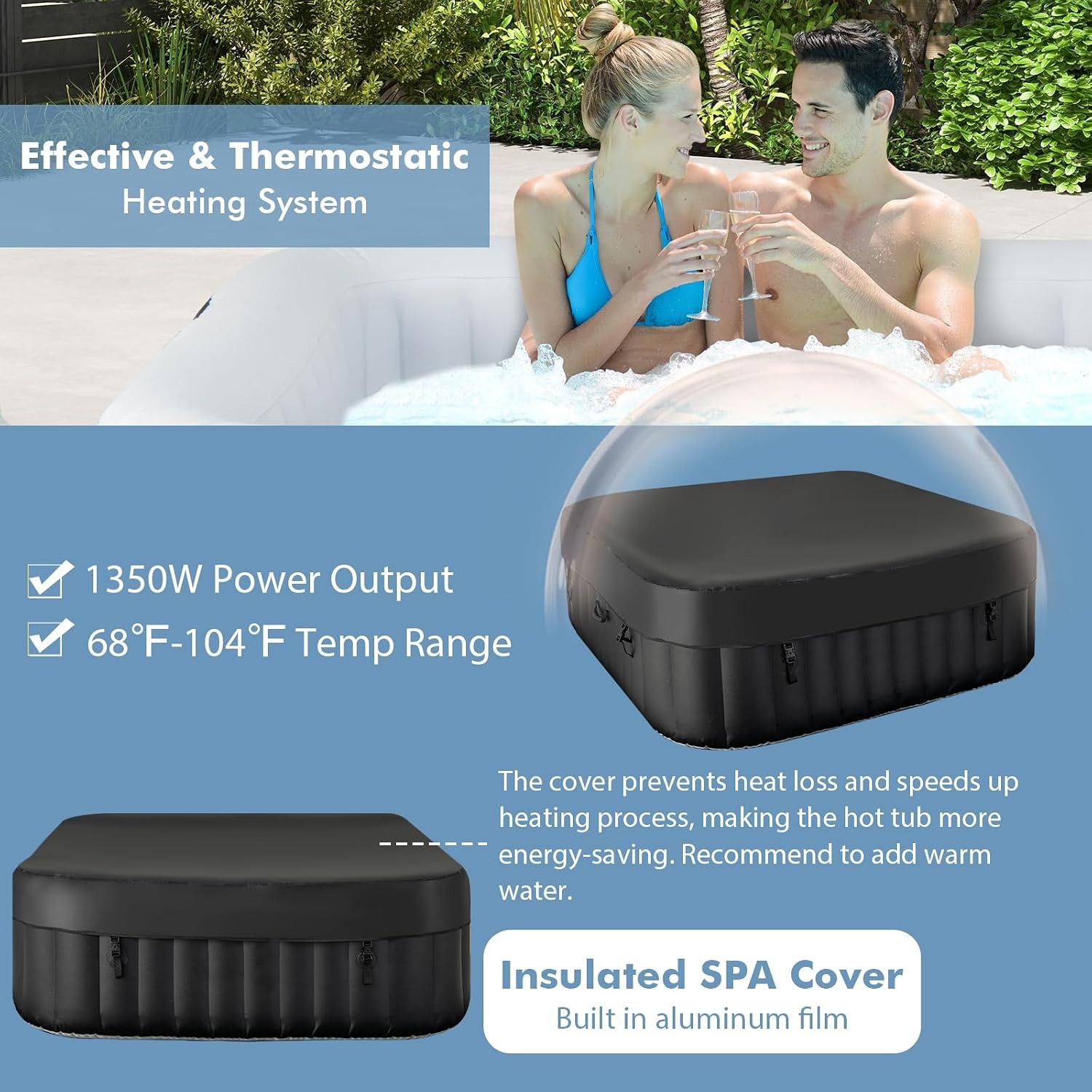 Inflatable Hot Tub Spa,130 Bub - Inflatable Hot Tub review and price