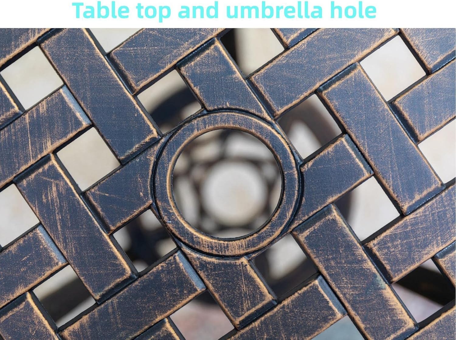 Bronze rust-resistant cast alu - Bistro Table Set review and price