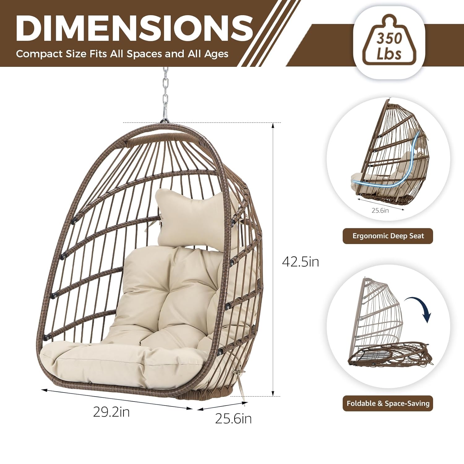 Outdoor Hanging Egg Chair With - Outdoor Furniture Rh review and price