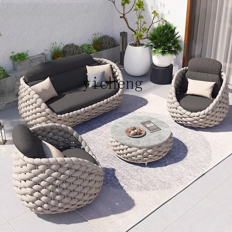 outdoor sofa courtyard villa b - Outdoor Furniture Resin review and price