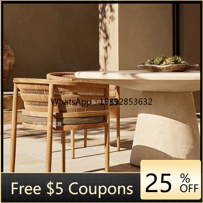 YYFY Outdoor Teak RH Table and - Outdoor Furniture Resin review and price