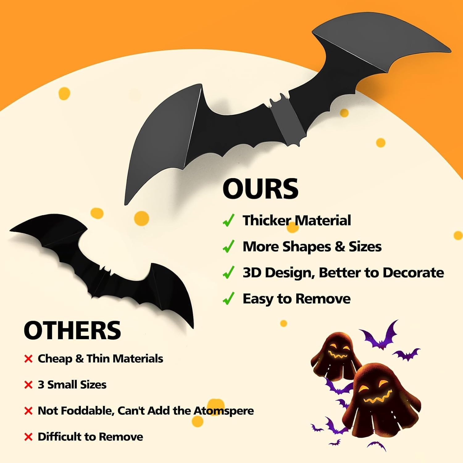 100pcs Bats Halloween Decorati - Outdoor Furniture Diy review and price