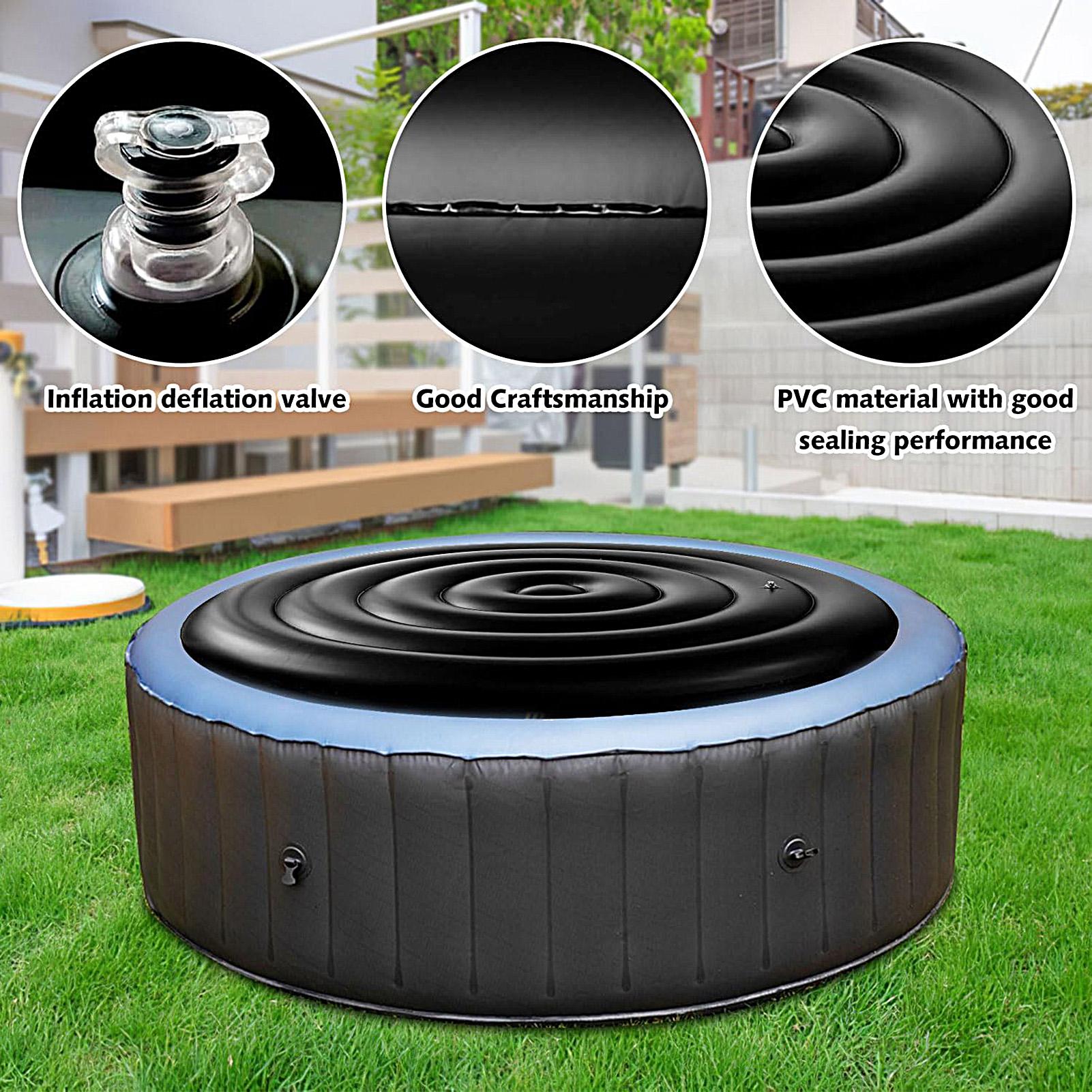 Inflatable Hot Tub Cover Round - Inflatable Hot Tub review and price