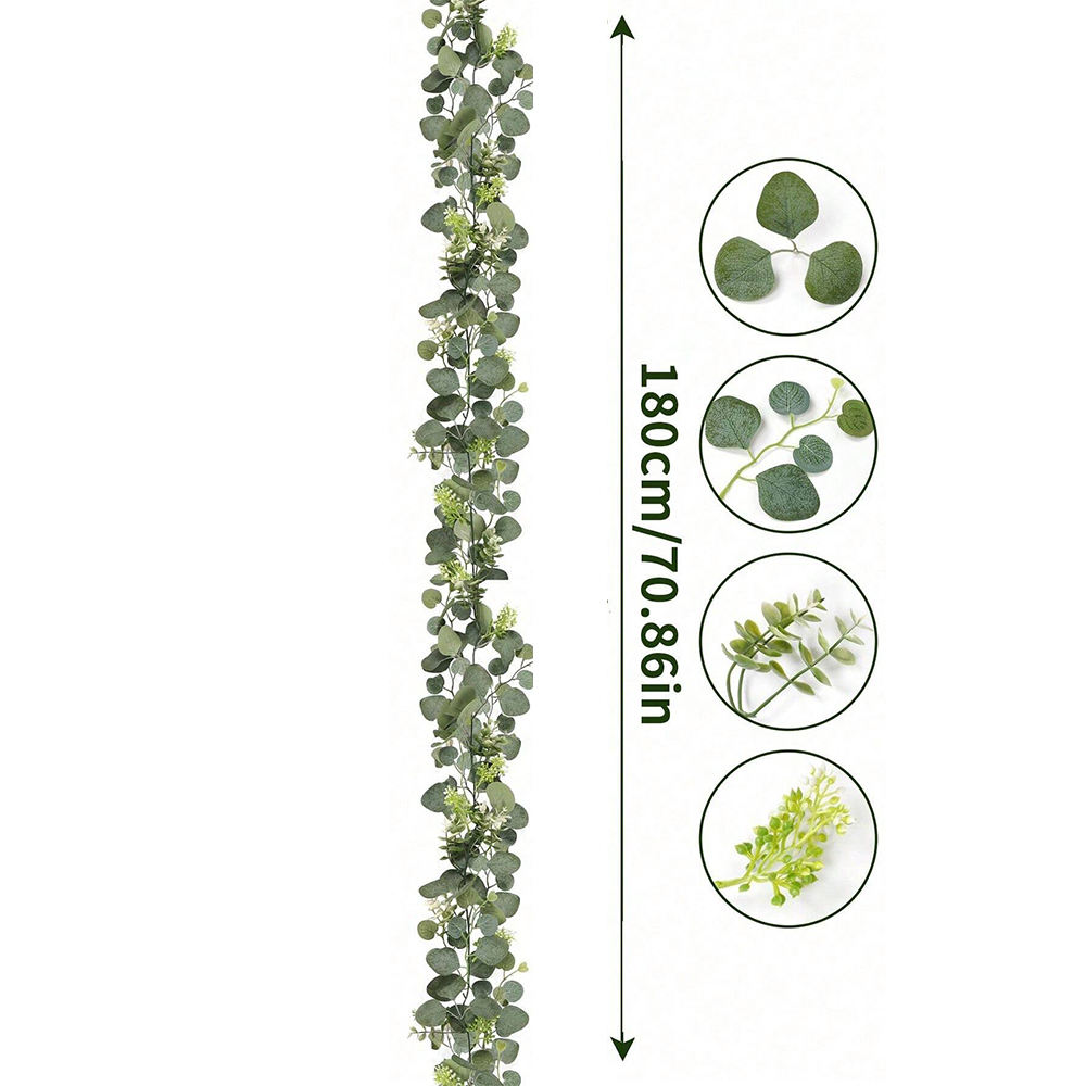 Artificial Eucalyptus Garland  - Outdoor Furniture Rh review and price