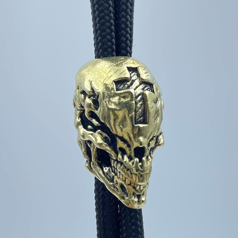 Brass Cross Skull Head Knife B - Outdoor Furniture Diy review and price