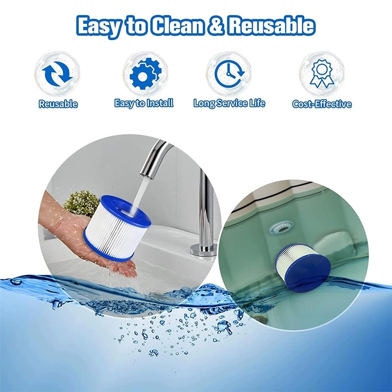 1/2/4/6PCS Type VI Spa Filter  - Inflatable Hot Tub review and price