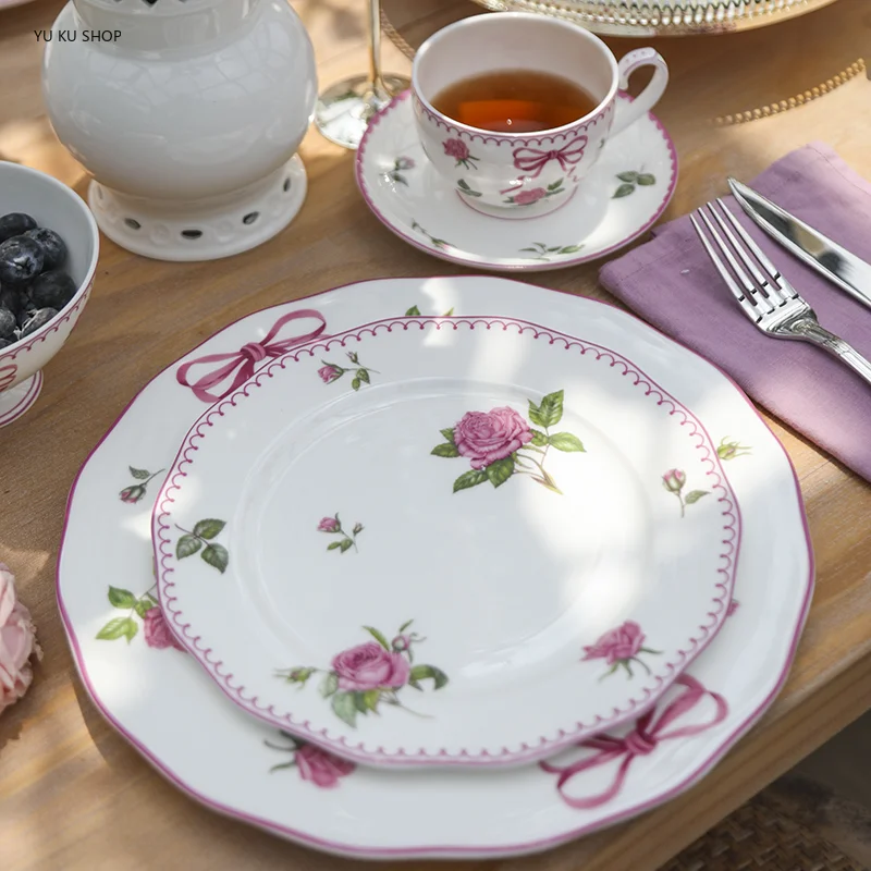 French Rose Cutlery Bone China - Bistro Table Set review and price