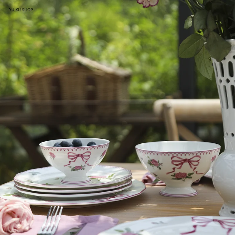 French Rose Cutlery Bone China - Bistro Table Set review and price