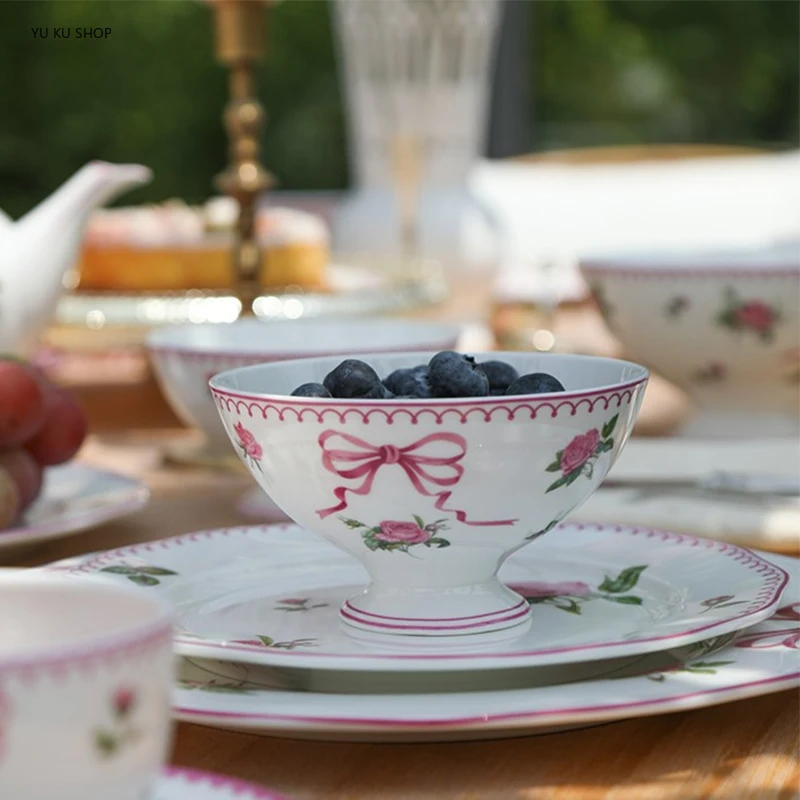 French Rose Cutlery Bone China - Bistro Table Set review and price