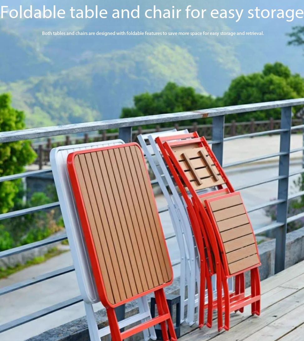 Modern Minimalist WPC Outdoor  - Bistro Table Set review and price